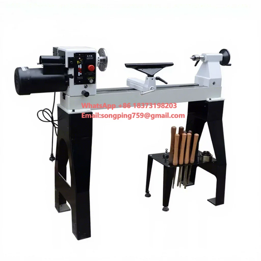

Industrial Grade Professional Workshop Heavy Duty Truck Wood Lathes Woodworking Woodworking Motor Variable Speed Turning Tools