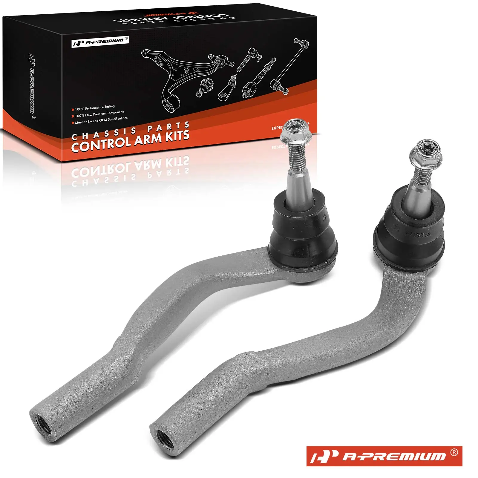 A-Premium 2x Front Outer Steering Tie Rod End for Volvo XC40 2019-2024 C40 Recharge 2022-2024 XC40 Recharge 2021-2024