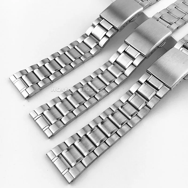حزام بديل من الستانلس ستيل ، سوار ساعة معدني قابل للطي ، 3 حبات ، 12 إبزيم ، 14 مشبك ، 16 من من من المعدن ، 18 من من من من المعدن ، 20 من ، 22 من ، 24 من الأحزمة