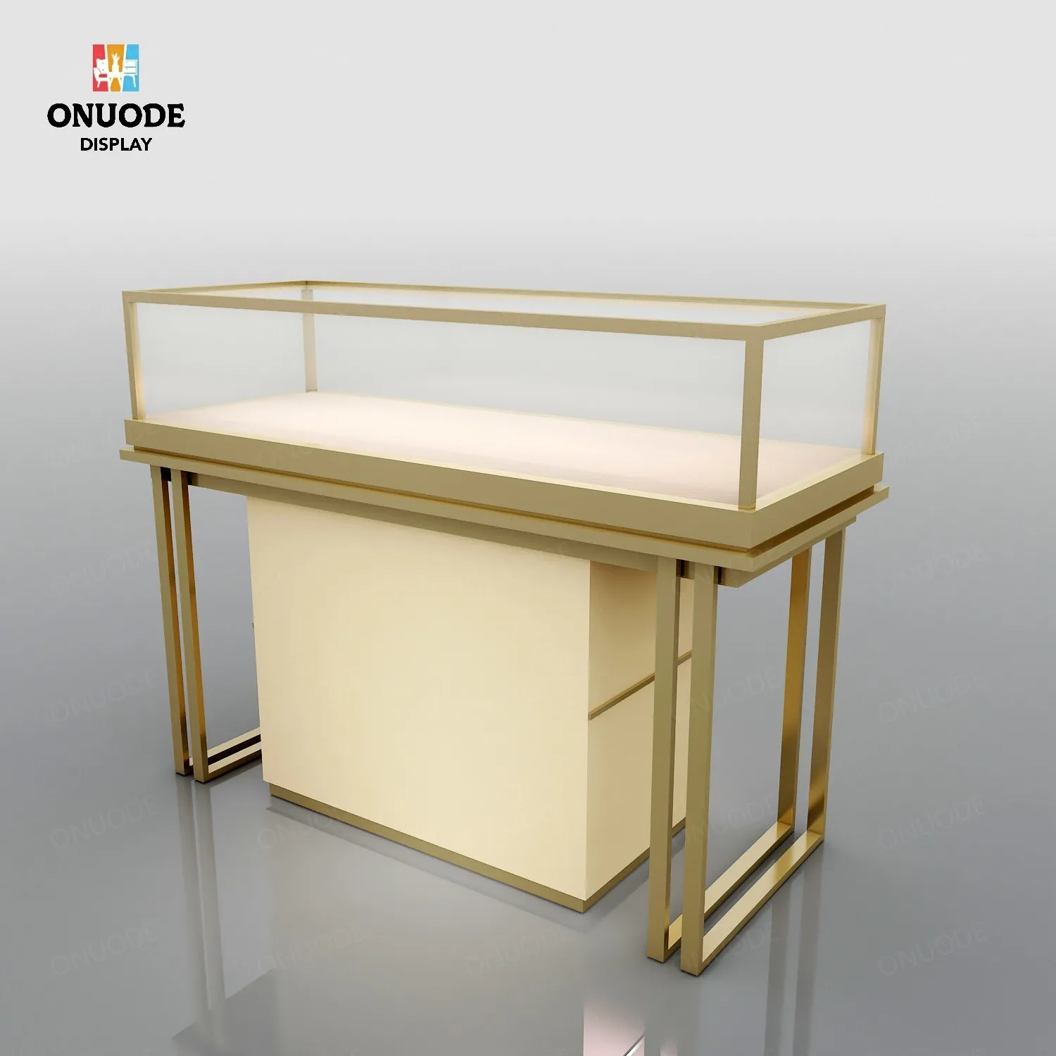 Custom.Free Design Custom LED Licht Holz Glas Juweliergeschäft Möbel Moderne Schmuckvitrine für Uhren Schmuck Display Cab