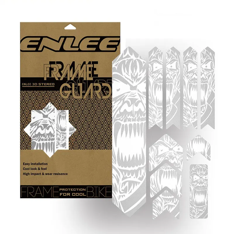 ENLEE The New Removeable Sticker Road Bicycle Paster Guard Cover 3D MTB Mountainbike Scratch-Resistant Protect Frame Protector – Detail 38