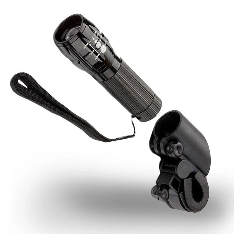 ZK30-luz LED para bicicleta, linterna frontal, resistente al agua, con soporte, 3 modos, Q5, 4000LM, envío directo