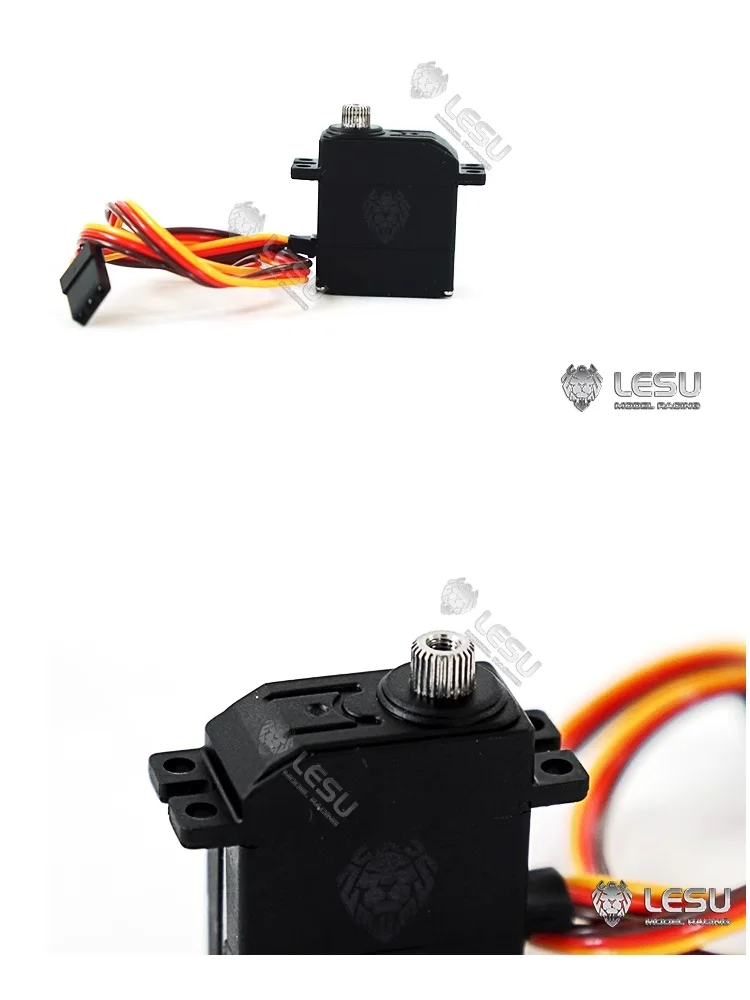 LESU Modell Digitaler Lenkgetriebeservo 12G/3,3KG Drehmoment LESU Modell Titan-Metallgetriebe 12g Digitaler Lenkgetriebeservo RC-Zubehör – Detail 7