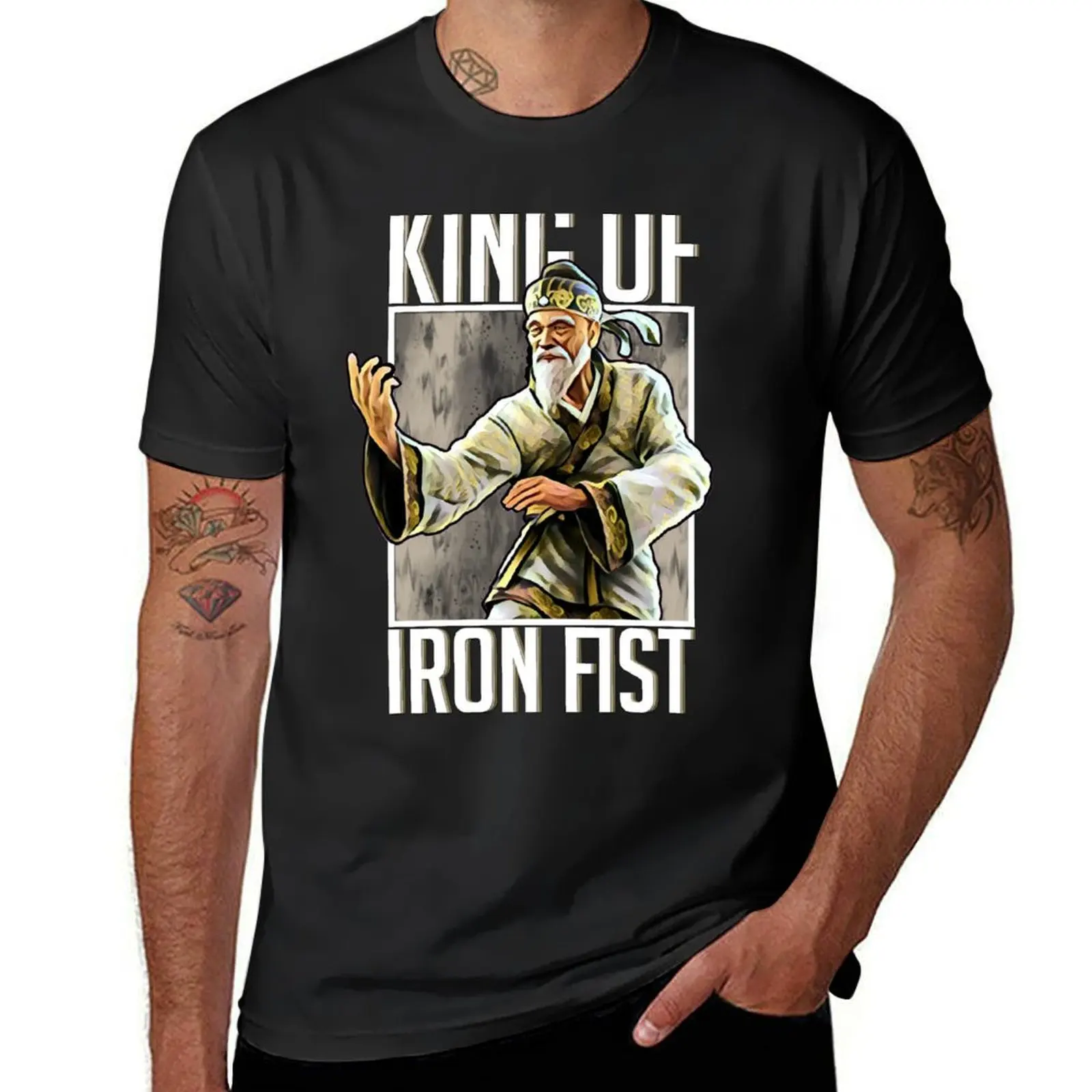 King of Iron Fist - Wang Jinrei T-Shirt blacks Aesthetic clothing new edition t shirt for men