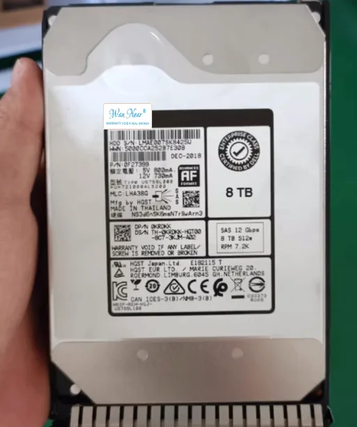 

Для Dell 0KRDKK 8T SAS 12G HUH721008AL5200