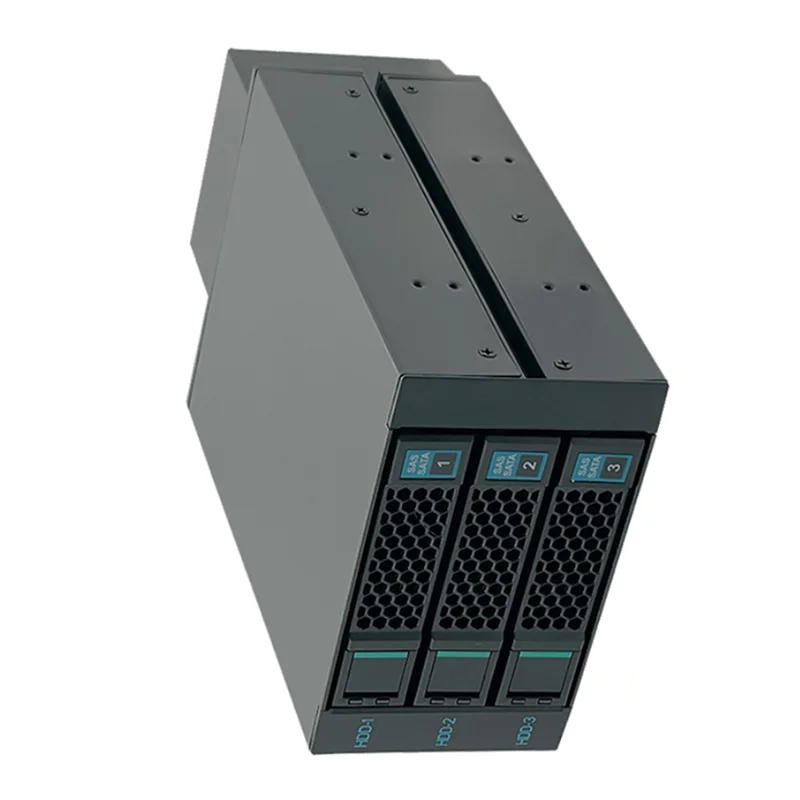 

A13E-3-Bay SATA SSD HDD 3,5-дюймовый модуль клетки диска с возможностью горячей замены для хранения данных для двух 5,25-дюймовых позиций оптического привода