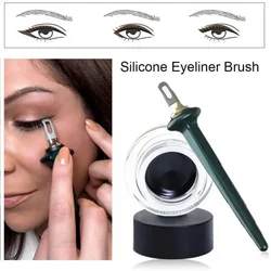 1 Pcs Eyeliner Guide Tools Easy No-Skip Eyeliner Gel Reusable Silicone Eyeliner Brush Eyelines for Shaky Hands Eyelines 2024 New