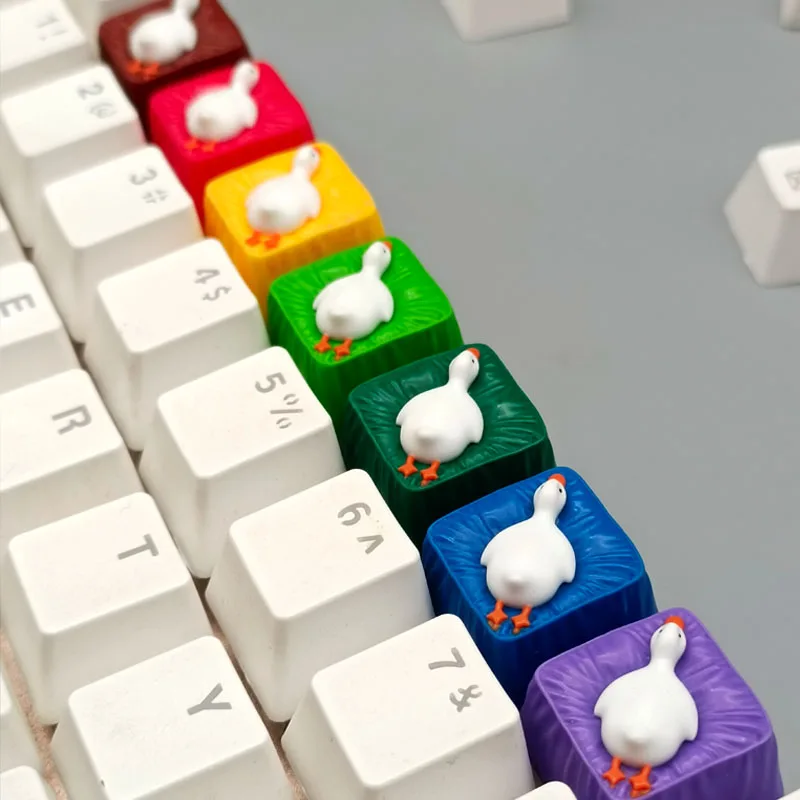 

OEM R4 Resin Keycap for MX Switches Handmade Lying Animal Figure Artisan Keycap for Mechanical Keyboard