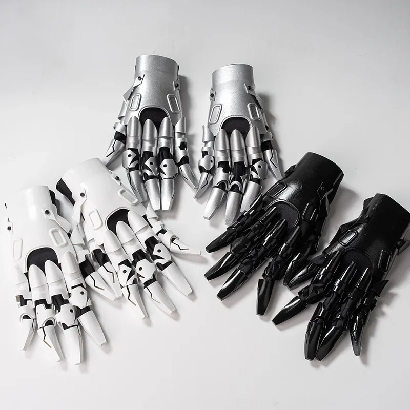 Mechanical Knight Gloves Biological Series Cosplay Prop Unisex Punk Movable Gloves Machinery Performance Punk Props Stage Shows image 2