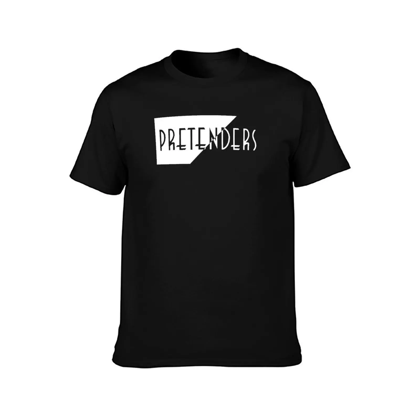 Pretenders Band T-Shirt, Summer Casual Cotton Tee, Oversized Streetwear Tops, Vintage Graphic Print, Loose Fit Short Sleeve