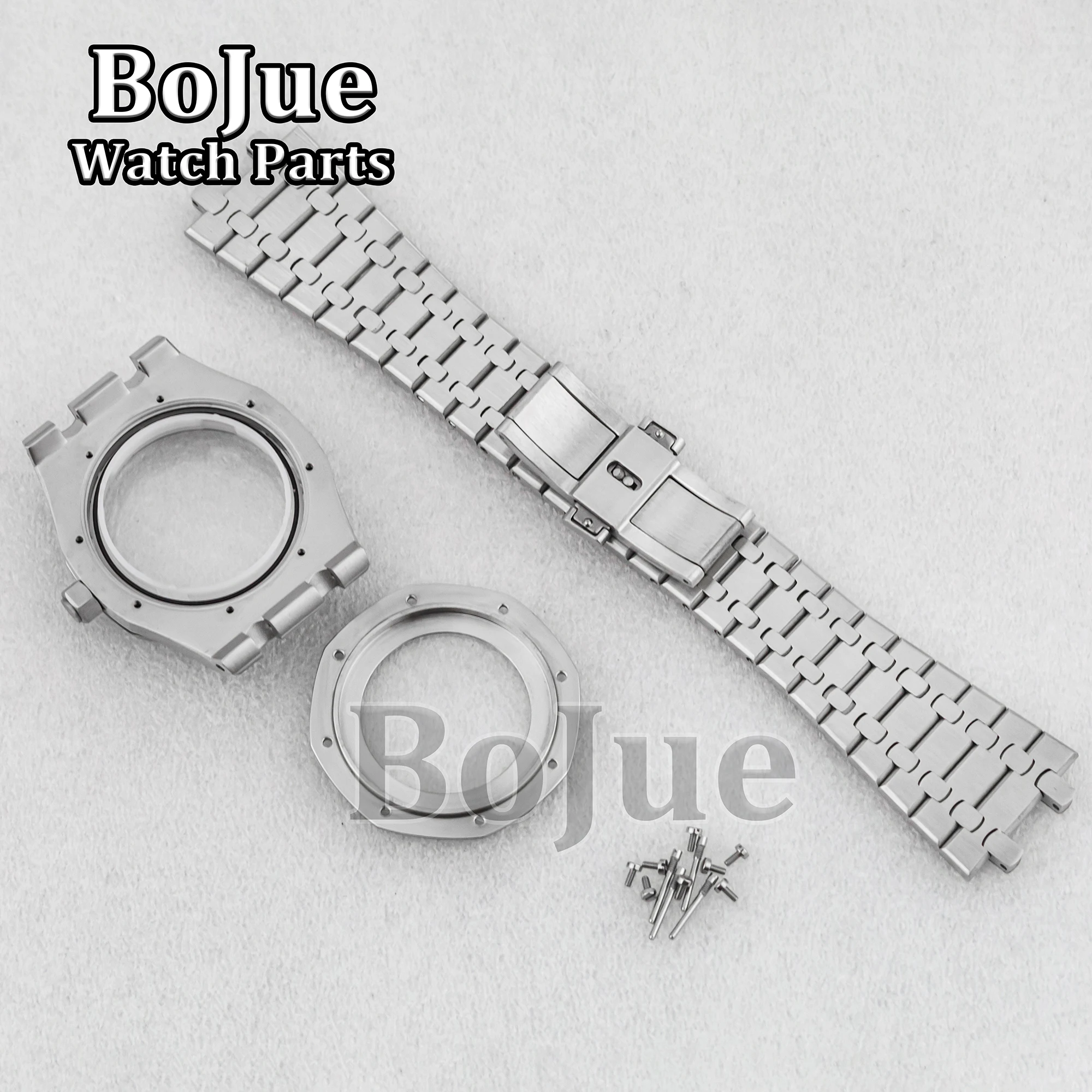 

OAK 41mm Stainless Steel Watch Case Strap 10Bar Waterproof Fit NH36/NH35 Movement 31.8mm Dial Sapphire Crystal Men Watch Parts