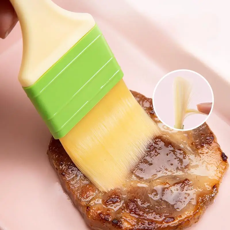 Tool oil brush for high-temperature barbecue, suitable for brushing egg liquid in baking foods and kitchen pancakes
