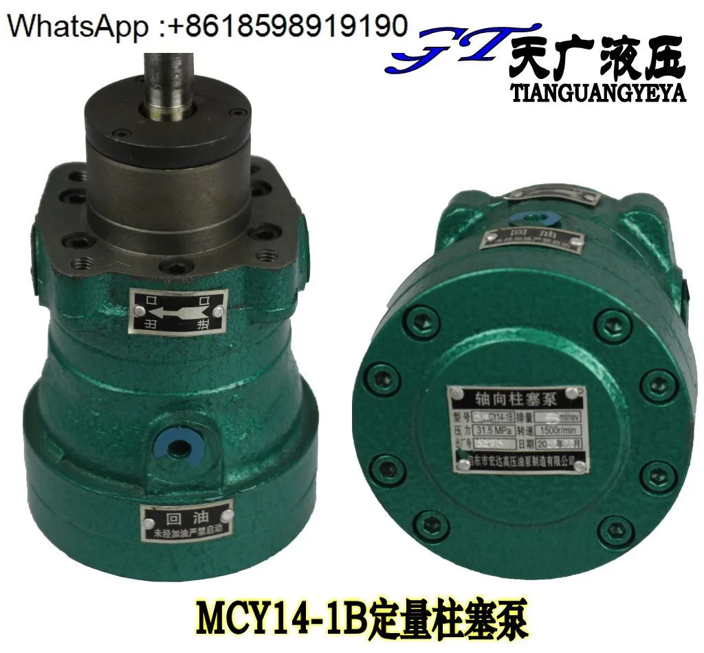 Qidong مضخة المكبس المحوري 2.5/5/10/16/25/32/40/63/80/100MCY SCY YCY14-1B #2