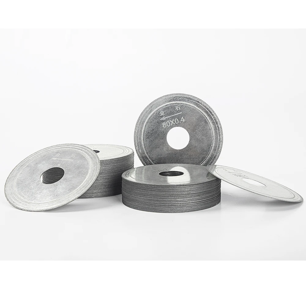 5Pcs Ultra-thin Diamond Circular Saw Blade Cutting Arbor Disc Cut Jade Discs For Agate Glass Gems Stone Slits