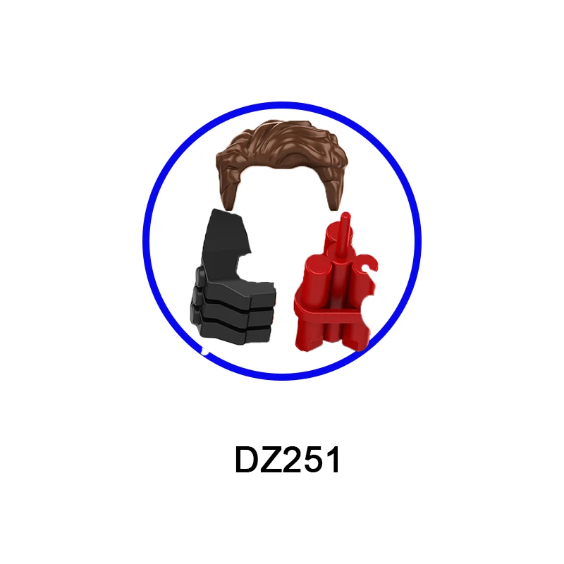 DZ251 DZ254 DZ255 Game Characters ABS Plastic Mini Assembled Building Blocks Action Figures Bricks Kid's Educational Toys