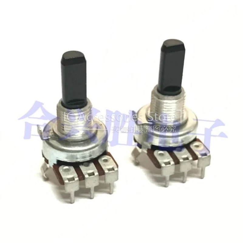 1PCS 161 Type W100K With midpoint AVR-25 Amplifier Volume Balance Potentiometer Shaft Length 20MM