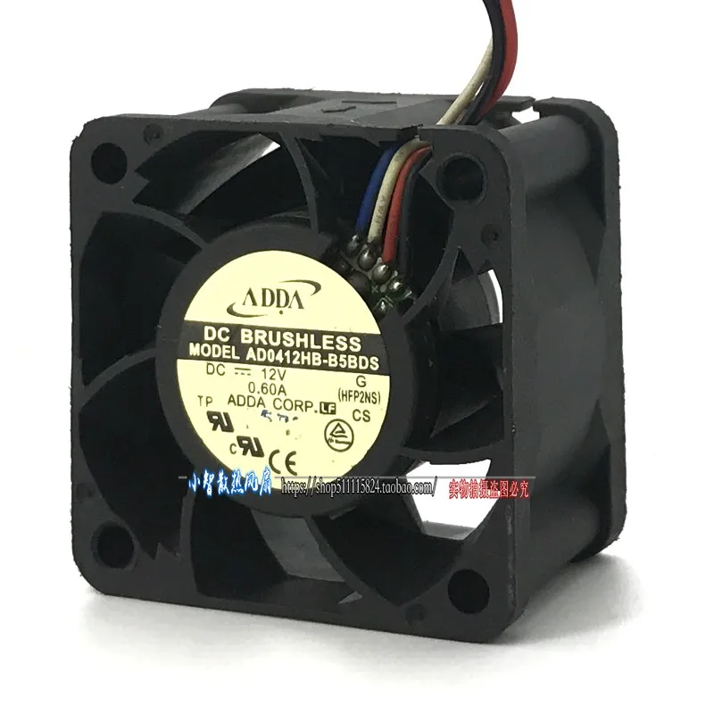 ORIGINAL AD0412HB-B5BDS 12V 0.60A 4028 40*40*28mm KIPAS PENDINGIN RADIATOR BARU
