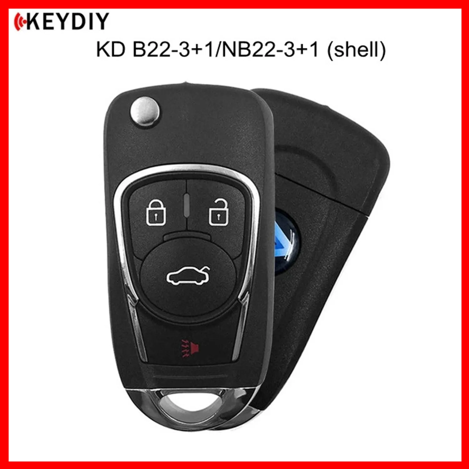 KEYDIY 3/5pcs KD B22-3+1 NB22-3+1 Universal Car Key Remote Key Shell