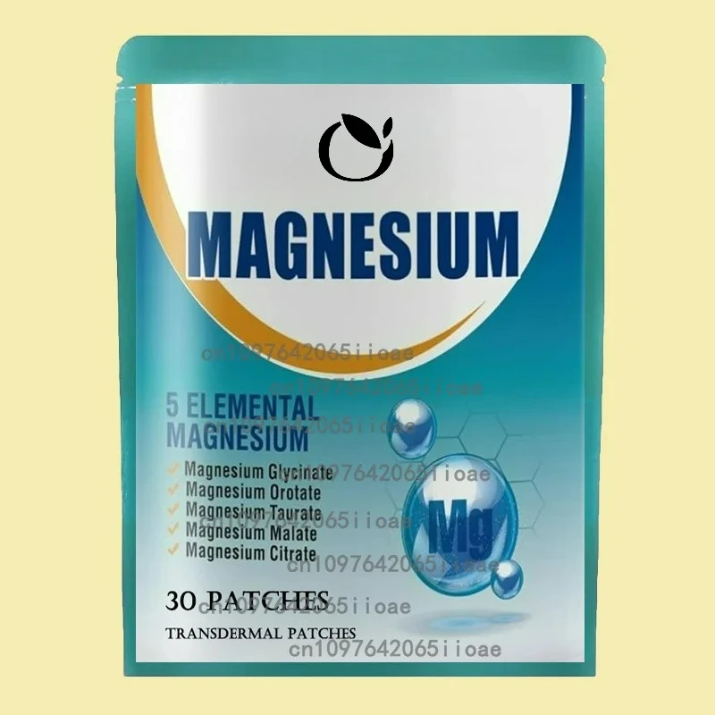 30 Patches Magnesium Complex Transdermal Patches Stress, Muscle & Heart Support