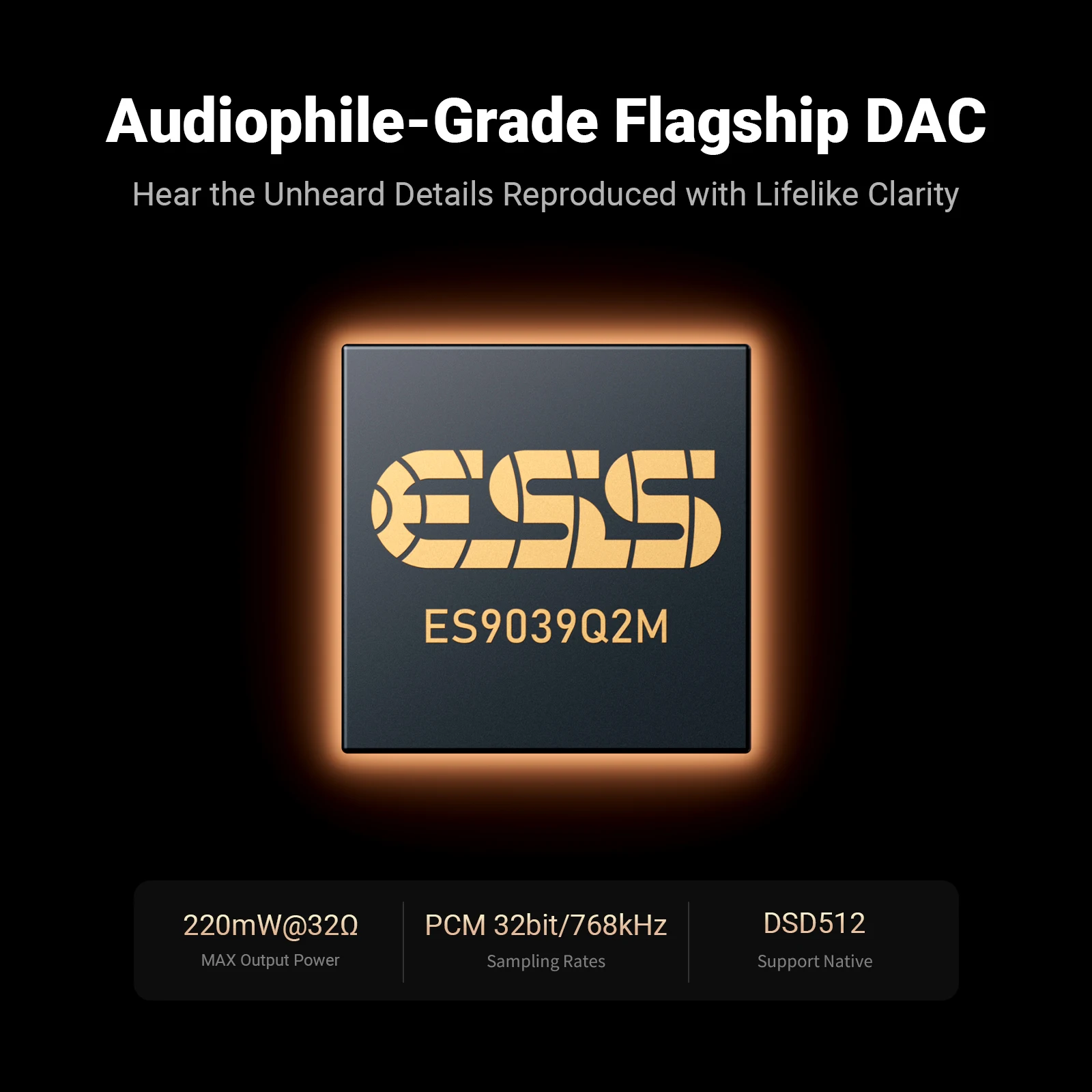 DS3 Portable DAC Amp Headphone Amplifier with 4.4mm Balanced Output