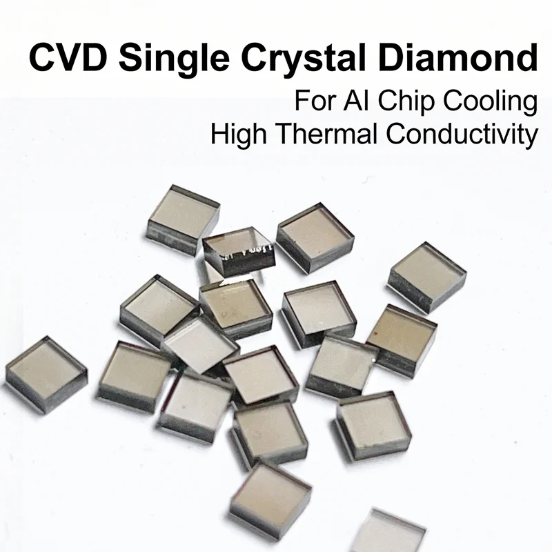 

CVD Single Crystal Diamond Wafer Optical Window Polished for Laser Cutting AI Chip Cooling Lab Research Material