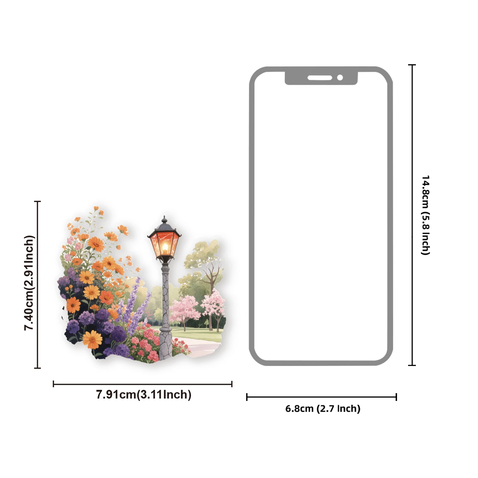 15pcs Vintage Alley Pattern Sticker Pack for Scrapbooking, Photo Albums, Phone Cases, Luggage, DIY Journals, Stationery Stickers