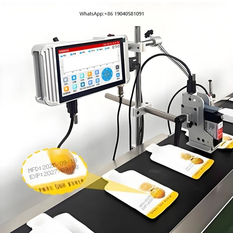2026  Tij Grade 12.7mm  Variable Expire Date QR Code Series Number Automatic Online Coding Machine Batch Printing Inkjet Printer