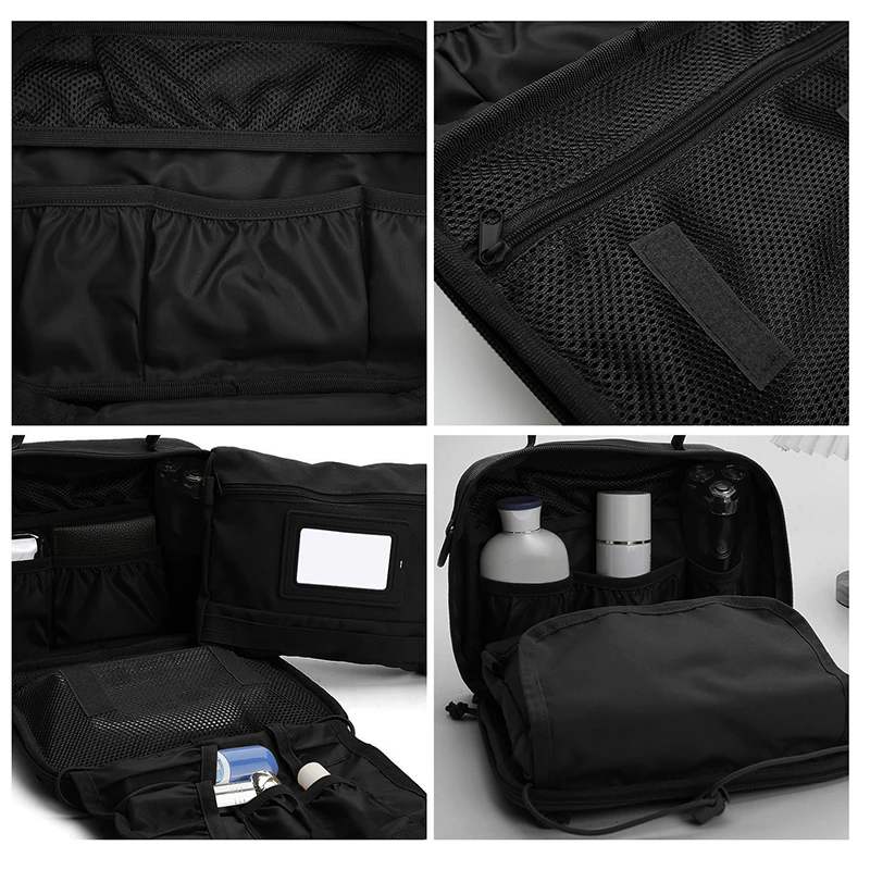 New Travel Hang Toilet Bag Men Sports Swimming Storage Bags Beach Portable High Quality Black Cosmetic Handbags Multifunctional