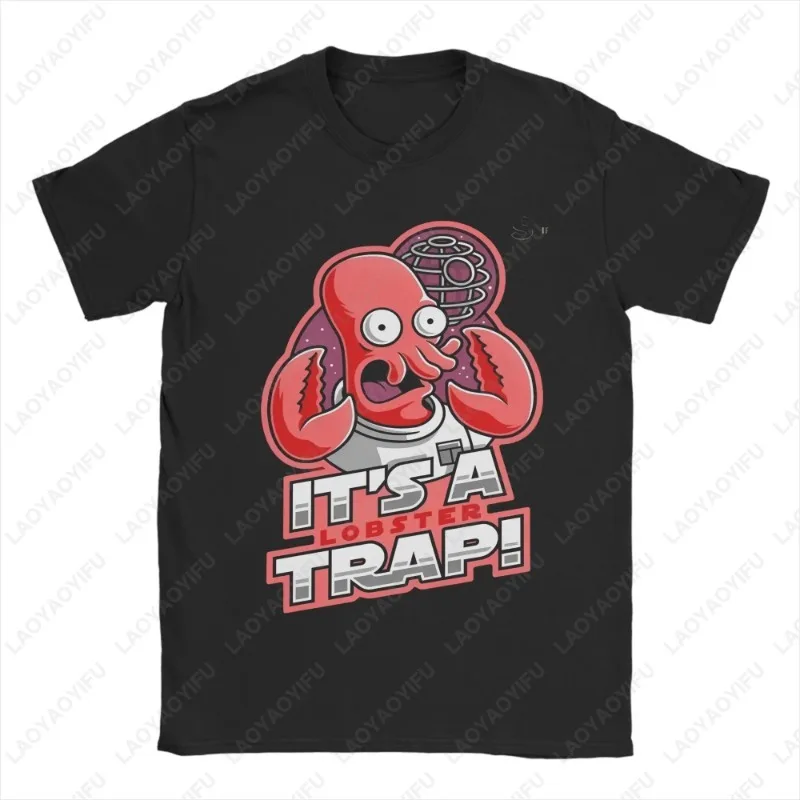 Futuramas الرئيس التي شيرت الرجال النساء ملابس علوية من القطن مطبوعة جولة الرقبة قصيرة الأكمام كل مباراة الكلاسيكية تتجه للجنسين الكبار قمم