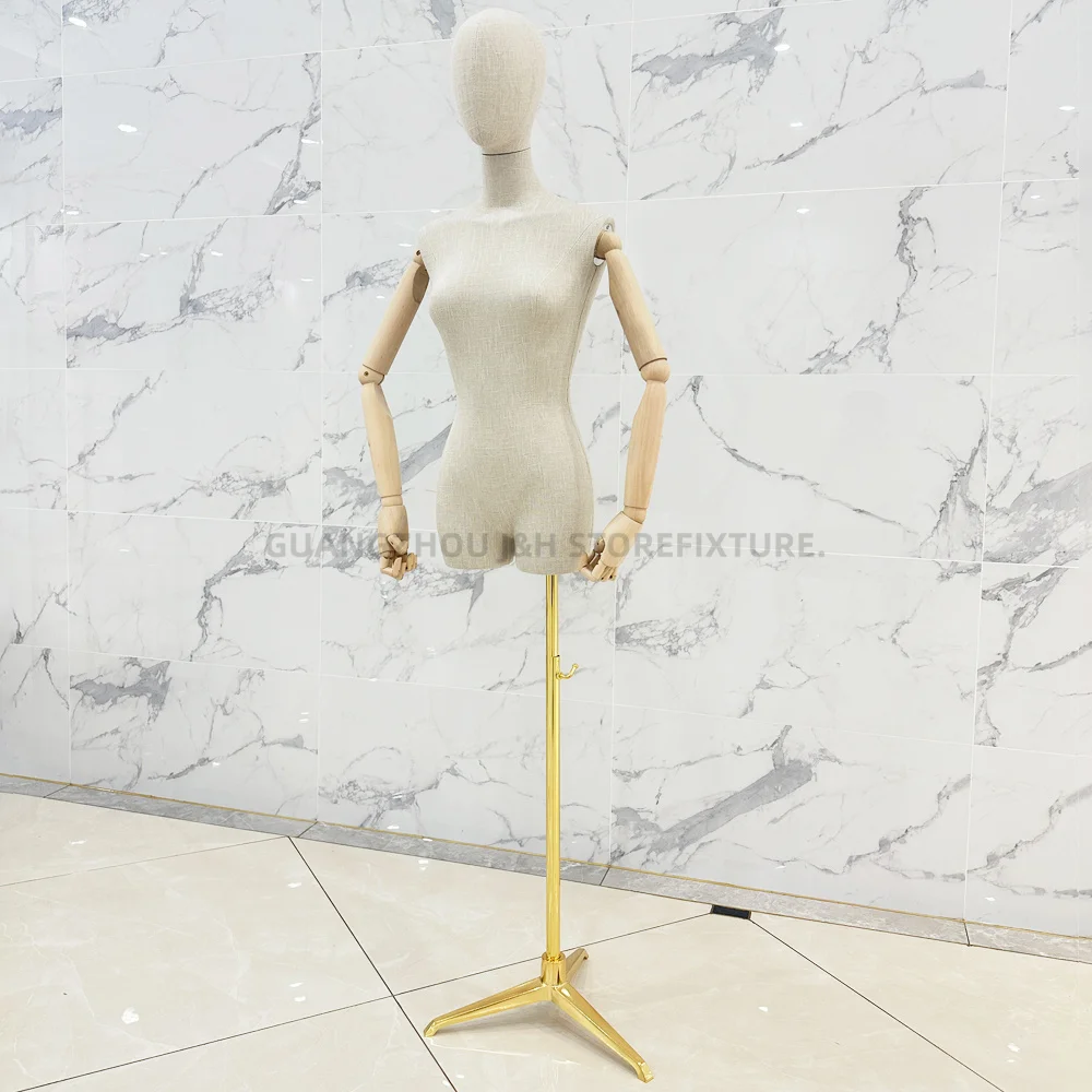 Personalizzato. Espositore per negozio di parrucche in acciaio inossidabile oro lucido Parrucca per manichino 4 strati Scaffali espositivi Scaffali per negozi di borse