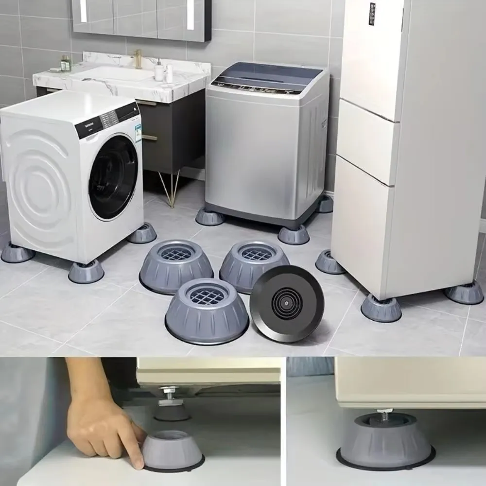 2/4/6/8/12Pcs Washing Machine Rubber Shock-Proof Cushion Heightening Moisture-Proof Refrigerator Pulsator Base Shock-Absorbing