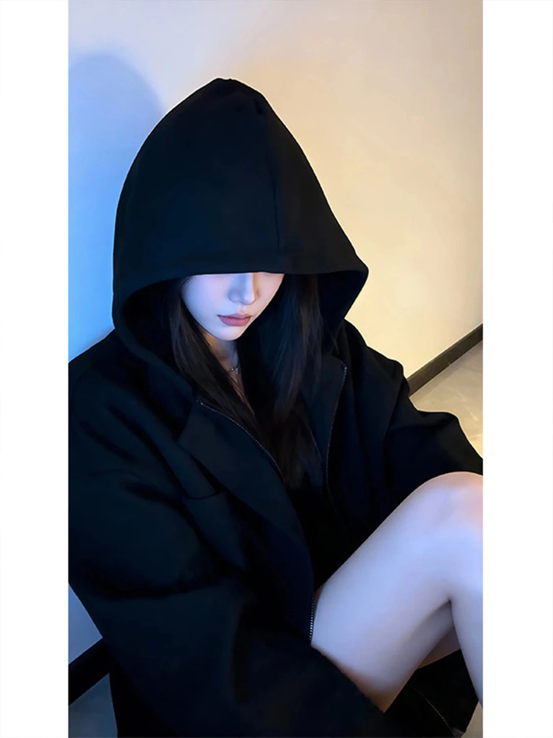 

Мужская толстовка American Sle Heavyweight Hard Tailor Hoodie с большим капюшоном, на молнии, с длинными рукавами, повседневная, весна-лето