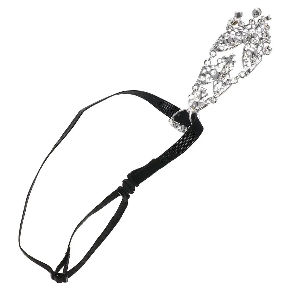 Hochzeitskrawatte Kristallkrawatte Englischer Gentleman-Stil Damen-Krawatte Herren-Krawatten Formelle Business-Krawatten Metall-Strass-Krawatte – Detail 7