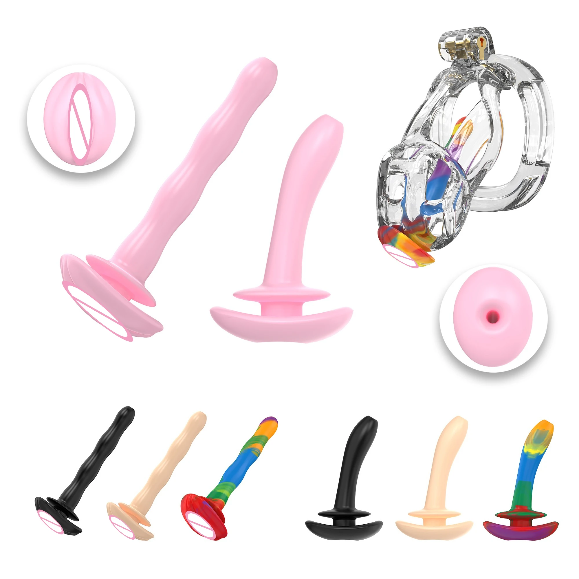 العفة قفص لعبة استثارة القضيب تحفيز BDSM عبودية مجرى البول موسع القسطرة الحصان العين قضيب المهبل الشرج محاكاة الجنس لعب للرجل