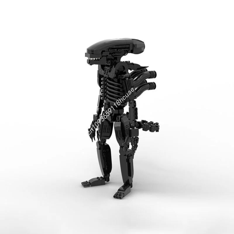 712 قطعة MOC الغريبة زينومورف Posable الشكل الفضاء نموذج اللبنات هدايا عيد الميلاد تجميع DIY بها بنفسك فكرة لعبة الطوب عيد ميلاد #3