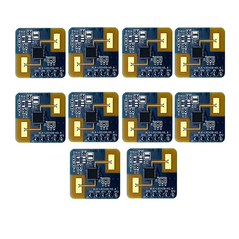 ABJN-10X 24G Mmwave LD2420 Human Presence Radar Sensor Motion Detection Module