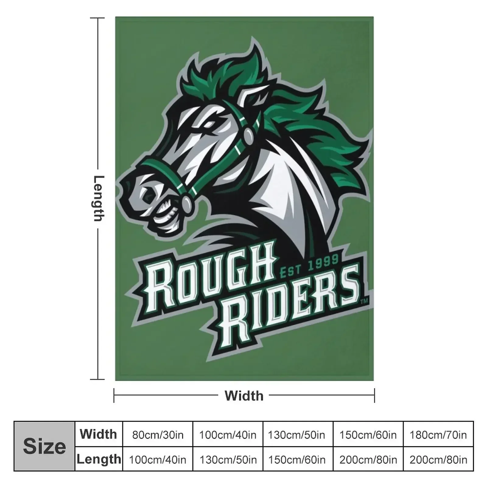 Cedar Rapids RoughRiders Throw Blanket couch cozy soft plush fuzzy picnic outdoor blanket