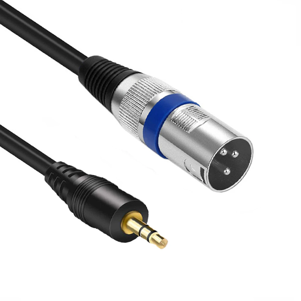 

3.5mm Stereo Jack Male To Dual XLR Female OFC Audio Cable Foil+Braided Shielded 1m 2m 3m