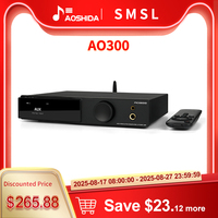 SMSL AO300 Power Amplifier & Headphone AMP & Decoder MA5332MS MQA-CD Audio DAC CS43131 Headphone Amplifier XMOS XU-316 2.1 HIFI