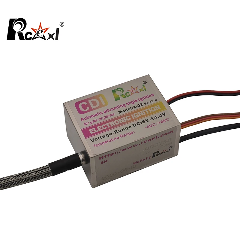 Rcexl-シングルイグニッションスパークプラグ,米ガソリンエンジン用スペシャル,dle20 dle30 dle55 crcpro gusb 26r gps50r,90 degreesparkプラグ