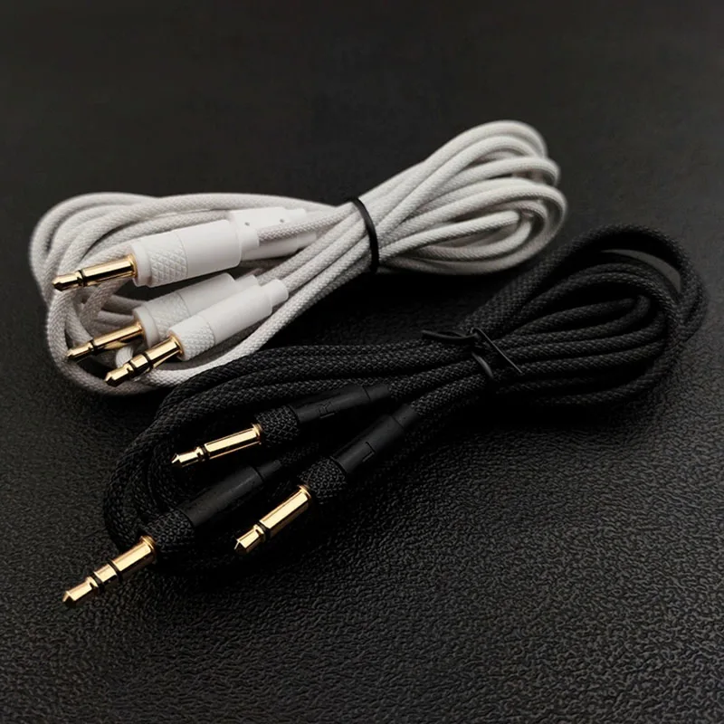 

1.8m Upgrade Dual 3.5mm to 3.5mm Headset Audio Cable for Corsair VIRTUOSO PRO FOCAL GLEAR MGSTELLIA ELEGIA hihiman Cable