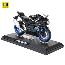 MSZ CCA 1:12 SUZUK GSX-R1000 with base alloy die-cast car motorcycle model, toy gift giving, die-cast static motorcycle model