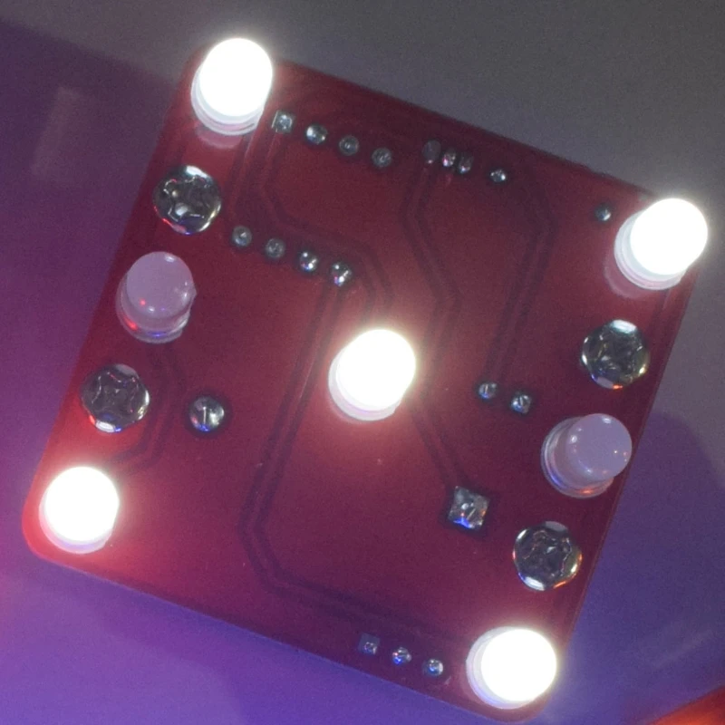 F92C DIY Swing Shaking LED với động cơ rung nhỏ DIY Bộ dụng cụ điện tử cho người mới bắt đầu