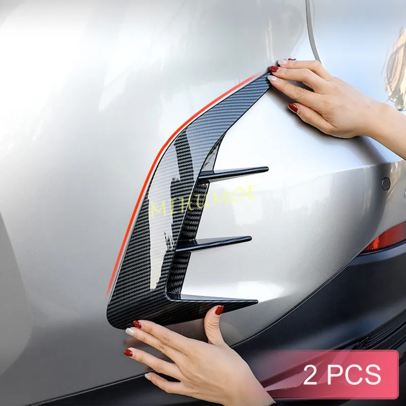 

For Lexus NX250 NX350 NX350h NX450h+ 2022 2023 2024 2025 Carbon Fiber Rear Bumper Air Vent Molding Trims Accessories