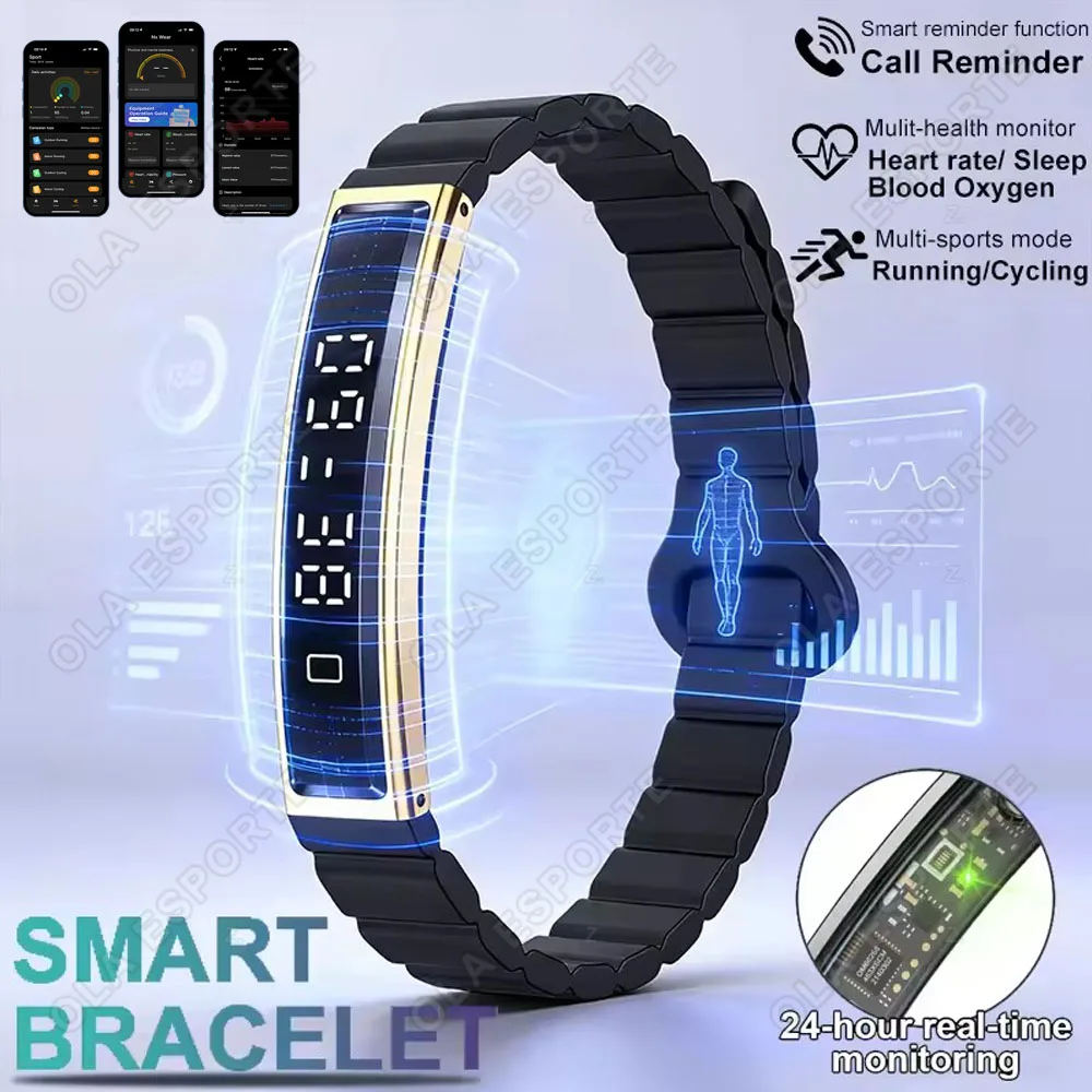 

New Activity Fitness Tracker Smart Bracelet Sleep Heart Rate Tracker Wristband Sports Training Men's Women Watch For Android IOS