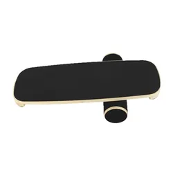 Build Core Stability Balance Board Trainer Wooden Exercise Wobble Board for Skateboard Hockey Snowboard Surf Training