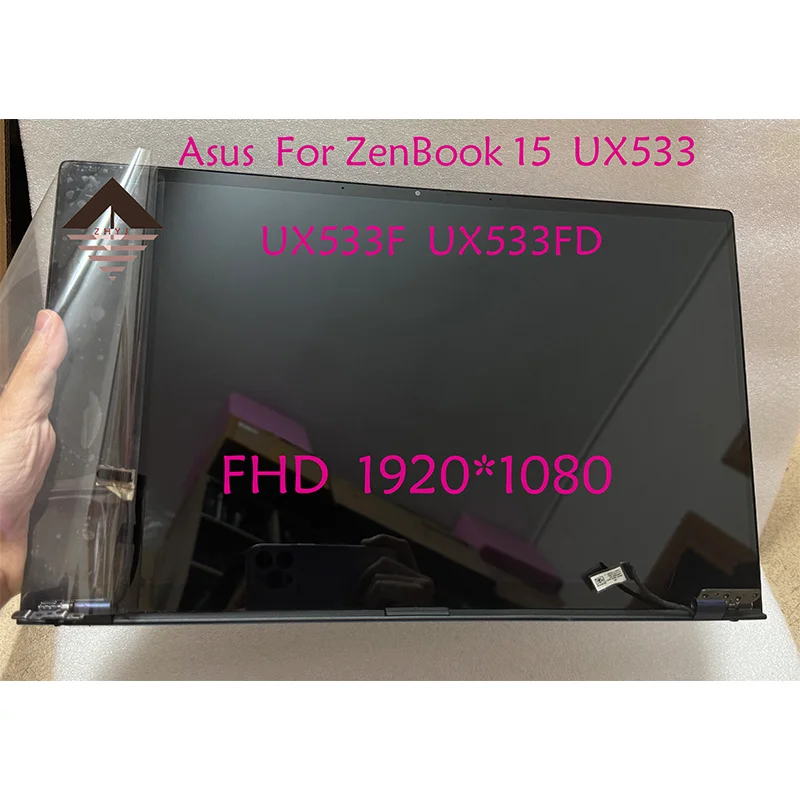 Recambio de matriz LCD para ordenador portátil ASUS ZenBook 15, montaje de pantalla lcd, original, 1920x1080, UX533, UX533FD