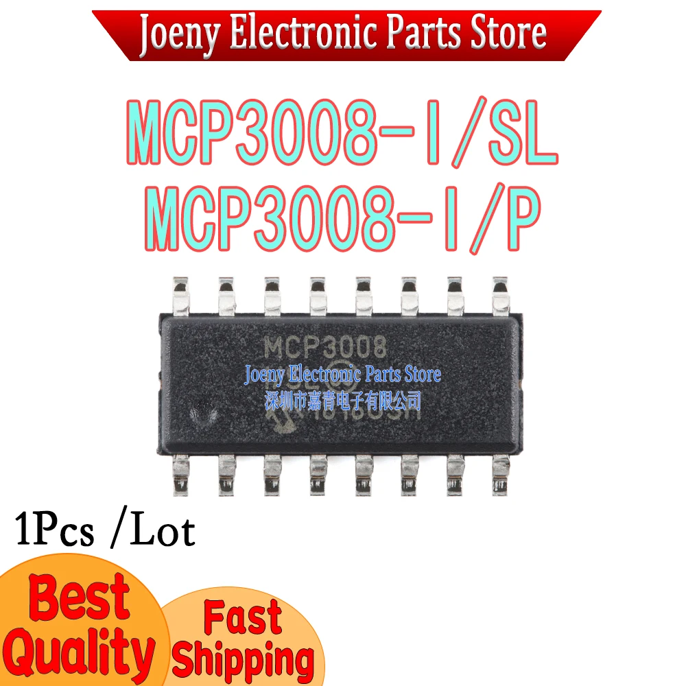 MCP3008-I/SL MCP3008-I/P PC shell
