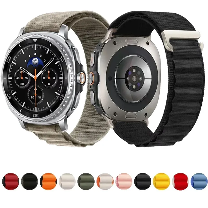 Alpine Loop Nylonarmband für Samsung Galaxy Watch 8 44 mm 40 mm Classic 46 mm Armband Armband Galaxy Watch Ultra 2025 47 mm Correa