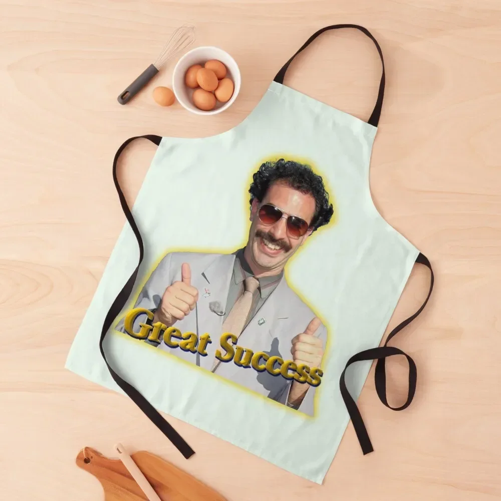 

Borat Great Success sticker Apron Kitchen Utensils manicurist barber uniform chef costume Apron